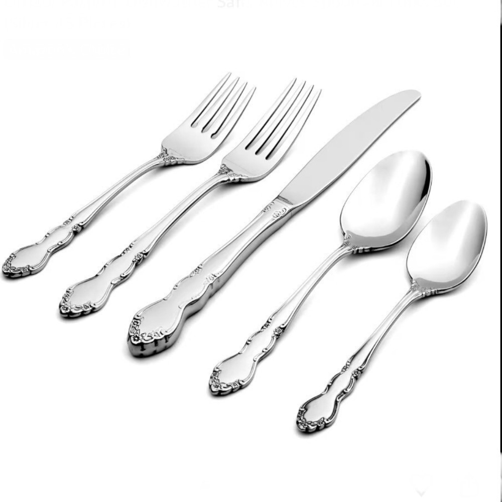Oneida Dover 45 Piece Flatware Set 18/10 Stainless Steel Service for 8 New